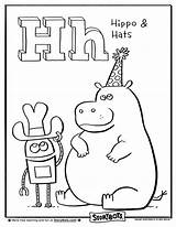 Storybots Bots Colorir Crafts Hippo Desenhado Atividades Literacy sketch template