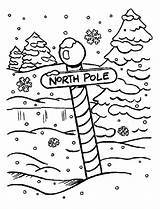 Pole North Coloring Sign Winter Pages Snow Drawing Heavy Color Printable Kids Season Getdrawings Getcolorings Popular sketch template