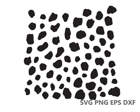 dalmatian spots pattern svg cutting files eps dxf png cricut etsy