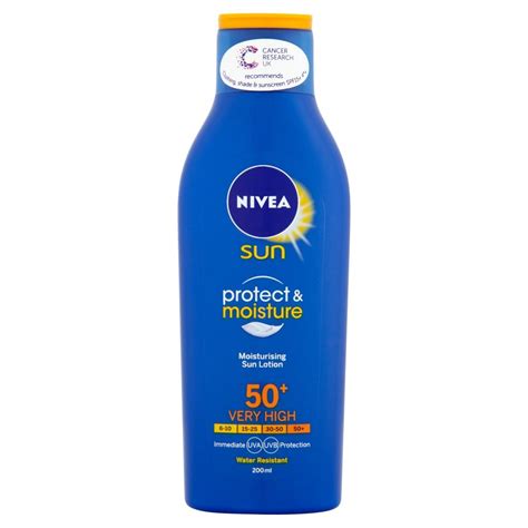 Nivea Moisturising Sun Lotion Very High Spf 50 Protect And Moisture