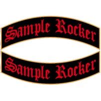 custom rocker patches