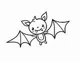 Halloween Coloring Bat Coloringcrew sketch template