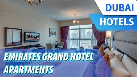 emirates grand hotel apartments review hotel  dubai uae youtube