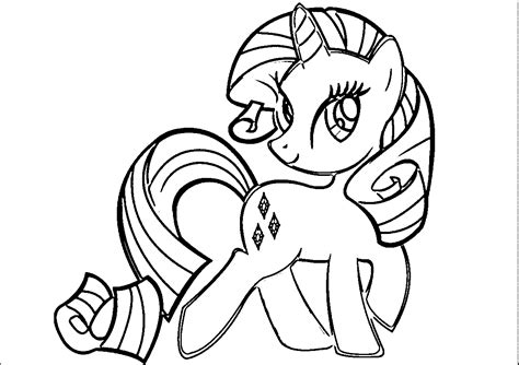 pony rarity coloring pages coloring pages