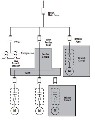 motor circuit branch circuit protection   nec  electrical axis