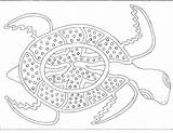 Aboriginal Pages Coloring Sea Printable Colouring Template Sponge Cultural Getdrawings Getcolorings Print Color Pixels Sketch Colorings sketch template