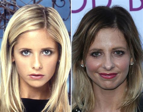 Sarah Michelle Gellar As Buffy The Vampire Slayer Friends Then And
