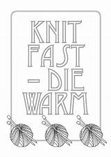 Coloring Pages Knit Warm Die Fast Browser Then Pdf Open Choose Click sketch template