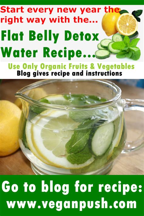 Recipe Flat Belly Detox Water Recipes Detox Water