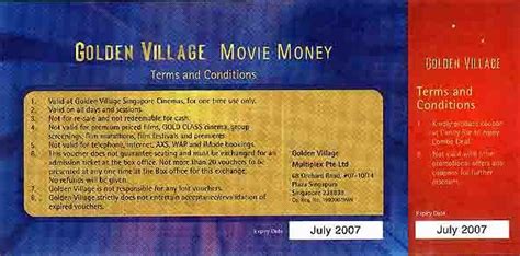 golden village gv movie pass ticket for sale in singapore