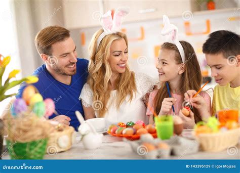 easter  family stock image image  home easter