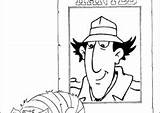 Inspector Gadget Coloring Pages Coloring4free Film Tv Printable Category sketch template