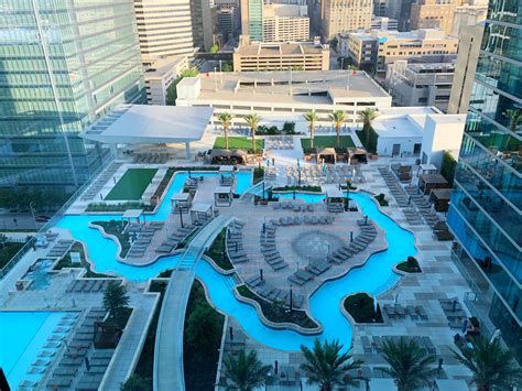 float  texas shaped lazy river  downtown houston  points guy