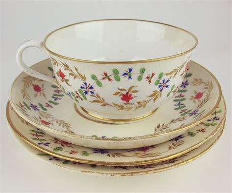 antique royal crown derby duesbury era cup saucer plates