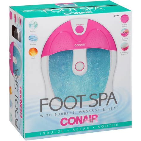 conair foot spa with bubbles massage and heat walmart inventory