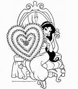 Malvorlagen Prinzessin Valentinstag sketch template