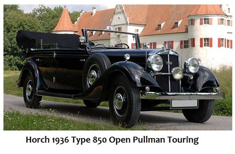 open pullman touring horch dkw and wanderer cars