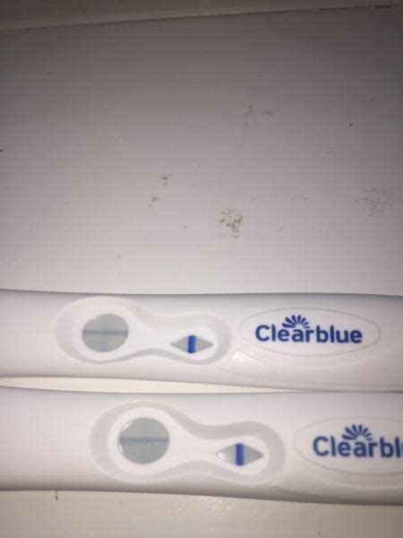 very very faint line on clear blue test am i pregnant