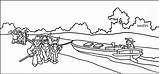 Canal Coloring Clipart Canals Erie Clip Cliparts Library Draw 303px 65kb sketch template