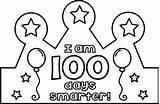 100th Smarter Worksheets 100s Clipground Celebration Crowns Headband Hundred Cliparts Freebies Bloglovin Sheets sketch template