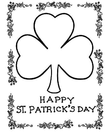st patricks day coloring pages   printables st patrick day