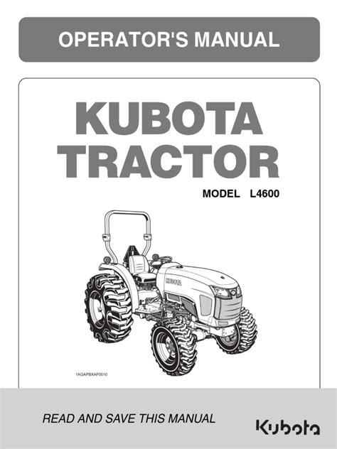 kubota  manual   tractor diesel engine