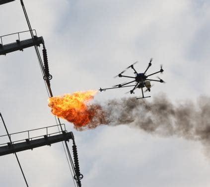 put  real flamethrower   drone offbeat