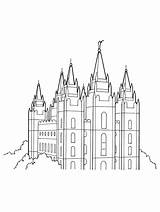 Temple Apocalomegaproductions Slc Lds Mormon Vectorified sketch template