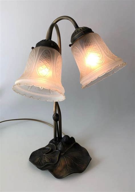 veilinghuis catawiki jugendstil tafellamp koper tafellamp jugendstil art deco lampen