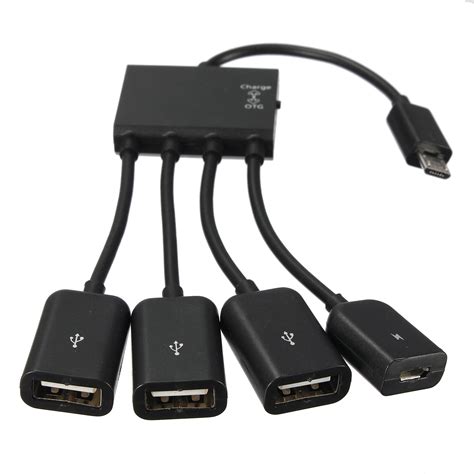 port micro usb power charging otg hub cable  lenovo miix  windows tablet ebay