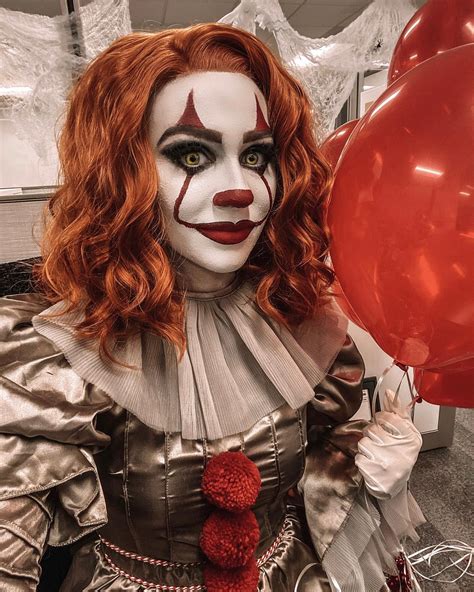 female pennywise costume pennywise halloween costume clown halloween