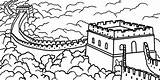 Coloring China Wall Great Clipart Colouring Library sketch template