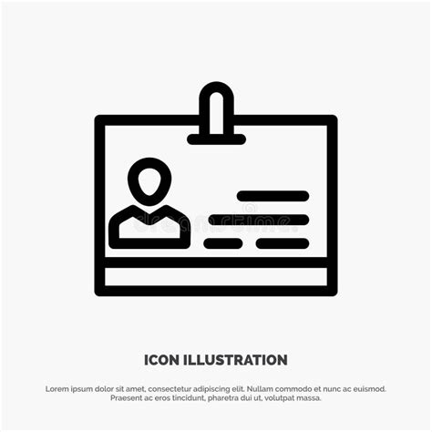 Worker Id Badge Icon Stock Illustrations 1 249 Worker Id Badge Icon