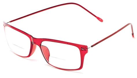 thin wire and plastic frame reading glasses bifocal style ®