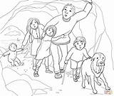 Bear Coloring Cave Pages Hunt Going Drawing Narrow Gloomy Re Printable Teddy Colouring Supercoloring Crafts Sheets Were Kids Care Printables sketch template