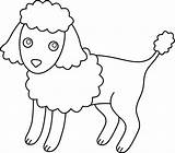 Poodle Dachshund Sweetclipart sketch template