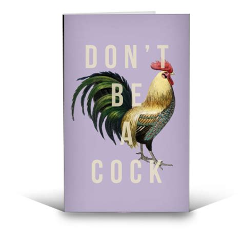 Designed Notebook Don T Be A Cock By The 13 Prints Buy On Artwow
