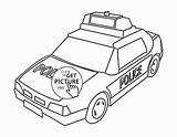 Coloring Pages Car Police Kids Transportation Small Printables Ziyaret Et Cars sketch template