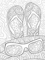 Relaxing Slippers sketch template