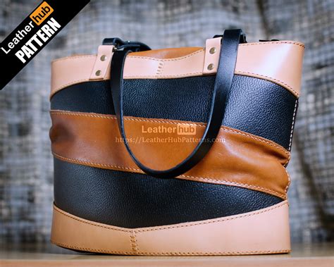 tote bag leather pattern   leatherhub