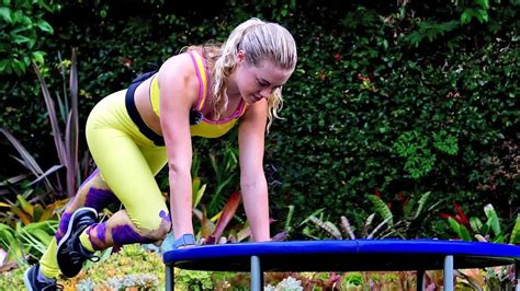 min cardio trampoline workout  strength rebounder youtube