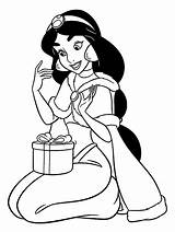 Jasmine Aladdin Aladin Cadeau Justcolor Reçu Coloringbay Nggallery sketch template