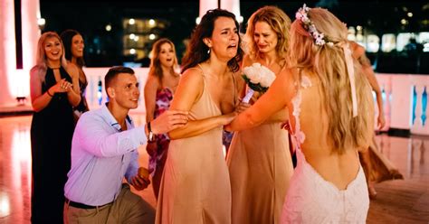 Bride Helped Plan A Surprise Proposal At Her Own Wedding Popsugar