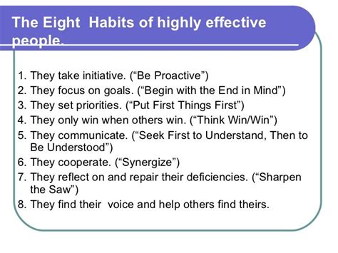 highly effective people habits of successful people seek first to