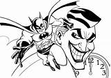 Coloring Joker Pages Batman Popular sketch template