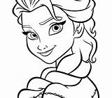 Coloring Elsa Characters Pages Frozen Printable Drawing Kids Cartoon Disney Templates Anna Princess Blank Color Colouring Constitution Children Christmas Popular sketch template