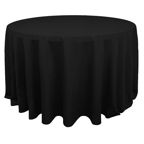 black polyester tablecloth rental  linen rental show