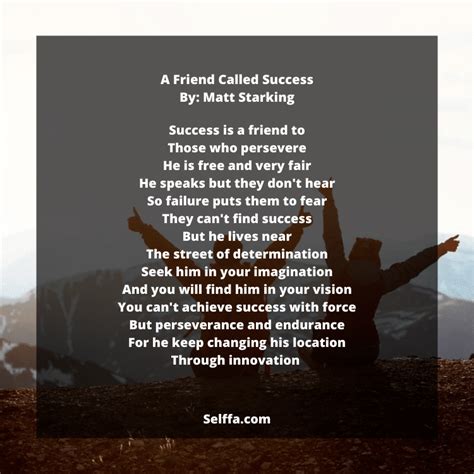 success poems selffa