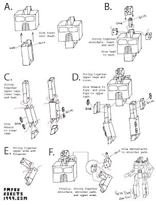 publishing paper cut  robot