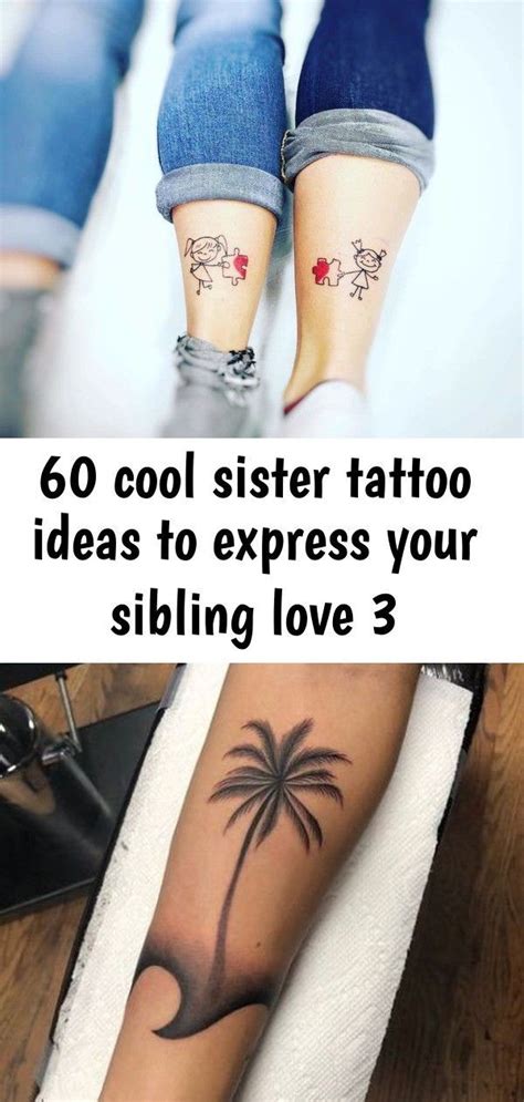 60 cool sister tattoo ideas to express your sibling love 3